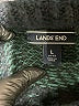 Lands' End Plaid Black Turtleneck Sweater Size L - photo 7