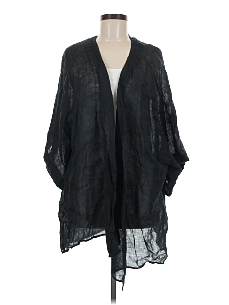 Pre-owned Soft Surroundings Kimono In Black
