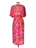 Fab'rik 100% Polyester Tropical Pink Cocktail Dress Size L - photo 2