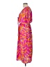 Fab'rik 100% Polyester Tropical Pink Cocktail Dress Size L - photo 5