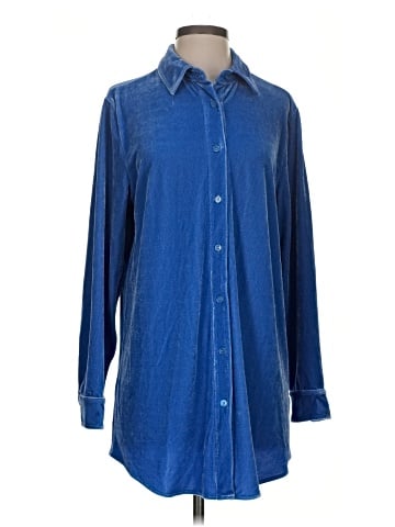 Soft Surroundings Long Sleeve Button-Down Shirt (view 1)