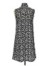 CeCe 100% Polyester Animal Print Black Casual Dress Size 2 - photo 2