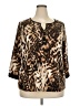 Kim Rogers Brown 3/4 Sleeve T-Shirt Size 2X - photo 1