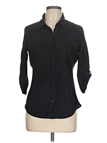 Ci Sono 3/4 Sleeve Button-Down Shirt (view 1)
