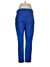 Bar III Color Block Blue Active Pants Size 8 - photo 2