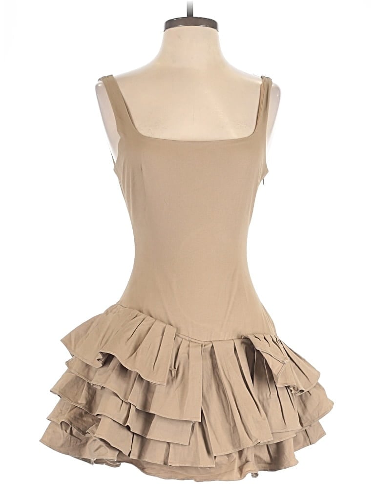Pre-owned Blush Romper In Tan