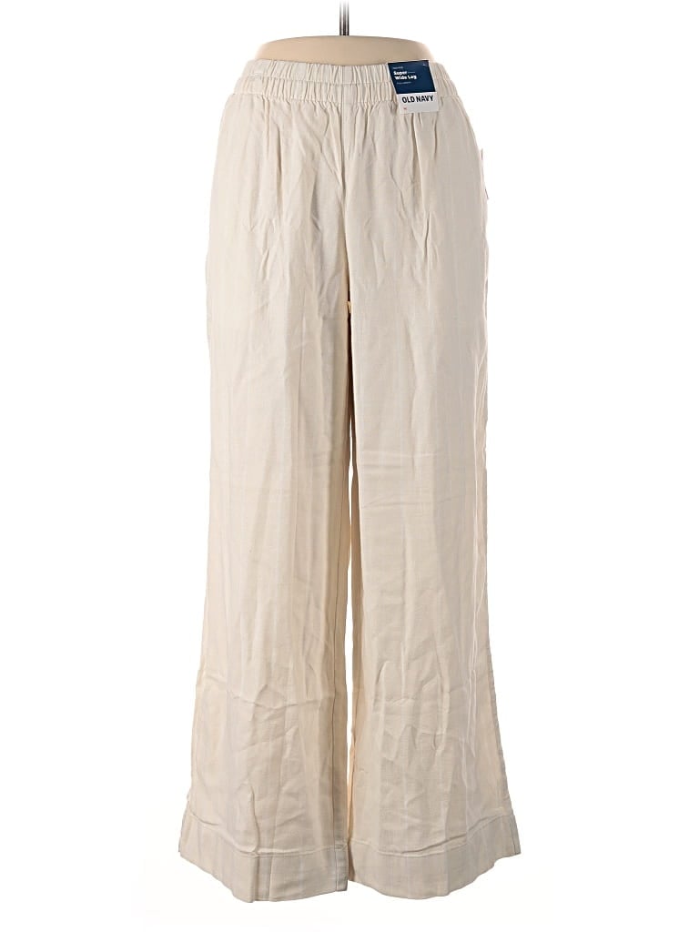 Old Navy Linen Pants In Ivory