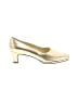 Nordstrom Metallic Gold Heels Size 8 1/2 - photo 1