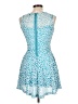 Bebop 100% Polyester Hearts Blue Cocktail Dress Size XS - photo 2