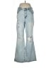 Aeropostale Hearts Blue Jeans Size L (estimated) - photo 1