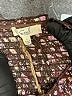 Easel 100% Rayon Purple Brown Shorts Size L - photo 3