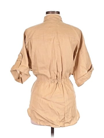 Lauren by Ralph Lauren 3/4 Sleeve Button-Down Shirt (view 2)