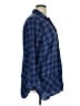 J.Jill 100% Cotton Plaid Blue Long Sleeve Button-Down Shirt Size XL - photo 4