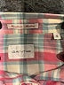 Gant 100% Cotton Plaid Ivory Pink Long Sleeve Button-Down Shirt Size S - photo 7
