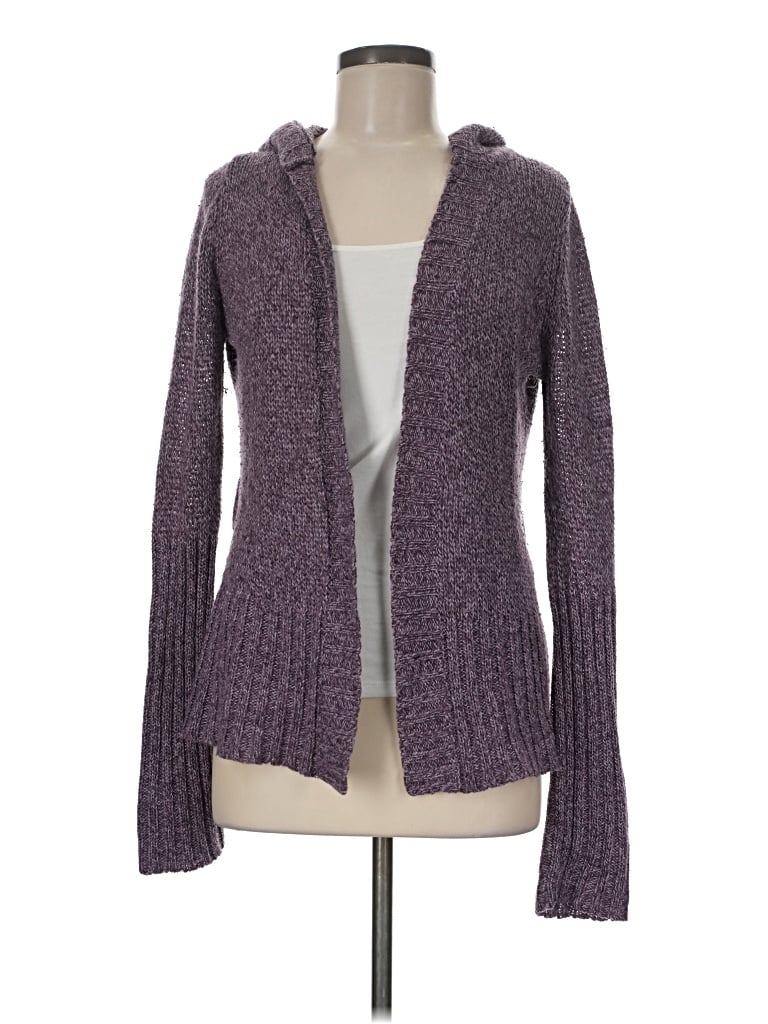 Pre-owned It's Our Time Cardigan Sweater In Purple
