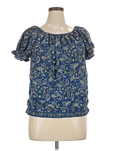 Max Studio Short Sleeve Blouse (view 1)