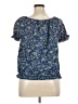 Max Studio Blue Short Sleeve Blouse Size XL - photo 2