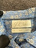 J.Crew Paisley Blue Long Sleeve Button-Down Shirt Size 2 - photo 7