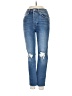 RE/DONE Hearts Blue Jeans Size 25 waist - photo 1