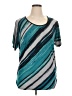 Lavish Teal Short Sleeve Top Size XL - photo 1