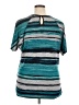 Lavish Teal Short Sleeve Top Size XL - photo 2
