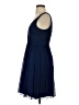 J.Crew 100% Silk Solid Blue Cocktail Dress Size 4 - photo 5