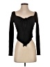 Gaze Black Long Sleeve Top Size XS - photo 1