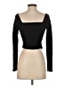 Gaze Black Long Sleeve Top Size XS - photo 2