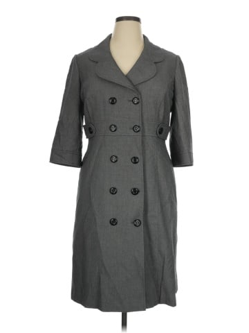 Tahari by ASL Trenchcoat (view 1)