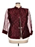 DressBarn 100% Polyester Burgundy Jacket Size 18 - photo 1