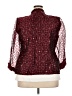 DressBarn 100% Polyester Burgundy Jacket Size 18 - photo 2