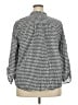 Ruby Rd. Houndstooth Gray 3/4 Sleeve Button-Down Shirt Size 2X - photo 2