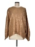 AndTheWhy Metallic Tan Pullover Sweater Size Med - Lg - photo 1