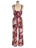 Derek Heart Paisley Burgundy Jumpsuit Size M - photo 2