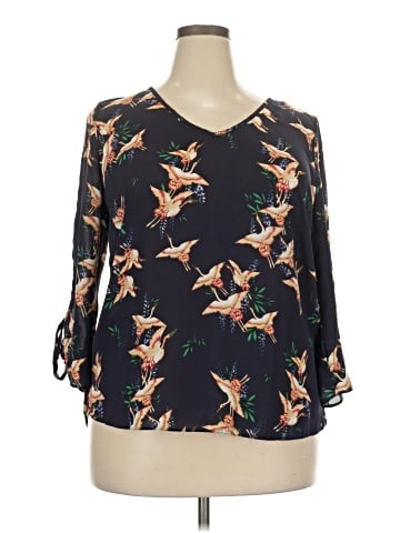 Paraphrase 3/4 Sleeve Blouse (view 1)