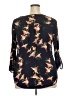 Paraphrase 100% Polyester Black 3/4 Sleeve Blouse Size 18 - photo 2