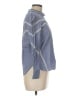 Sandro Chevron-herringbone Blue Long Sleeve Blouse Size Med (2) - photo 4