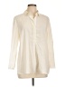 Ellen Tracy 100% Polyester Ivory Long Sleeve Blouse Size L - photo 1