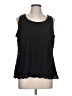 Roaman's Black Sleeveless Blouse Size 12 - photo 1