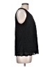 Roaman's Black Sleeveless Blouse Size 12 - photo 4
