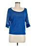 XXI Blue 3/4 Sleeve Top Size M - photo 1