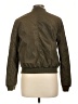 New Look 100% Polyester Solid Green Jacket Size L - photo 2