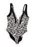 Weatherproof Paisley Black One Piece Swimsuit Size 11 - photo 1