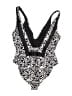 Weatherproof Paisley Black One Piece Swimsuit Size 11 - photo 2