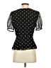 Wilfred 100% Polyester Black Short Sleeve Blouse Size 4 - photo 2