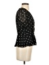Wilfred 100% Polyester Black Short Sleeve Blouse Size 4 - photo 4