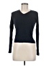 August Silk 100% Silk Black Silk Pullover Sweater Size M - photo 1