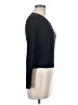 August Silk 100% Silk Black Silk Pullover Sweater Size M - photo 4