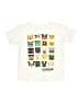 Minecraft 100% Cotton Animal Print Ivory Green Short Sleeve T-Shirt Size 5 - 6 - photo 1