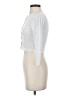 Missguided White 3/4 Sleeve Top Size 4 - photo 5